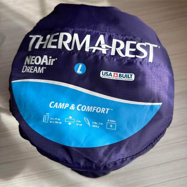 THERMAREST(サーマレスト)のThermarest ネオエアー ドリーム L 新品 廃盤モデル NeoAir  スポーツ/アウトドアのアウトドア(寝袋/寝具)の商品写真