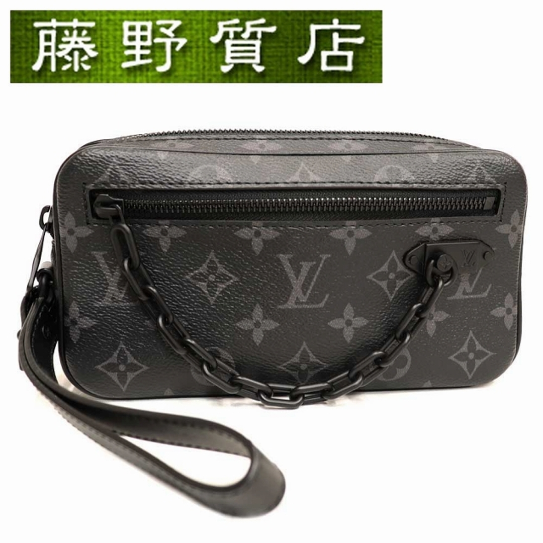 （未使用展示品）ルイヴィトン LOUIS VUITTON ポシェット ヴォルガ モノグラム エクリプス  セカンド ポーチ  財布 2WAY M68321 8071