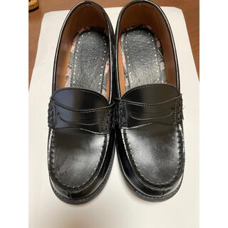 靴　ローファー　24cm 黒(ローファー/革靴)