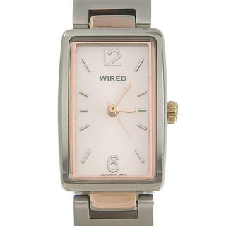 ワイアード(WIRED)の【WIRED】ワイアード 1N01-0AN0 ステンレススチール シルバー クオーツ アナログ表示 レディース シルバー文字盤 腕時計(腕時計)