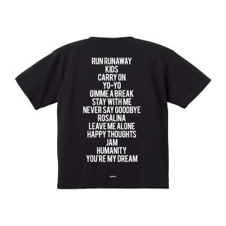 キムタク着 男闘呼組 SONGS TITLE TEE 1 BLACK サイズLの通販 by ...