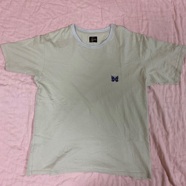 Needles(ニードルス)のニードルス　ジャーナルスタンダード　パピヨン　Tシャツ　XL ベージュ メンズのトップス(Tシャツ/カットソー(半袖/袖なし))の商品写真