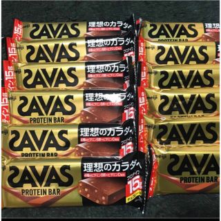 ザバス(SAVAS)の【オススメ】ザバス プロテインバー チョコレート味 12本セット(プロテイン)