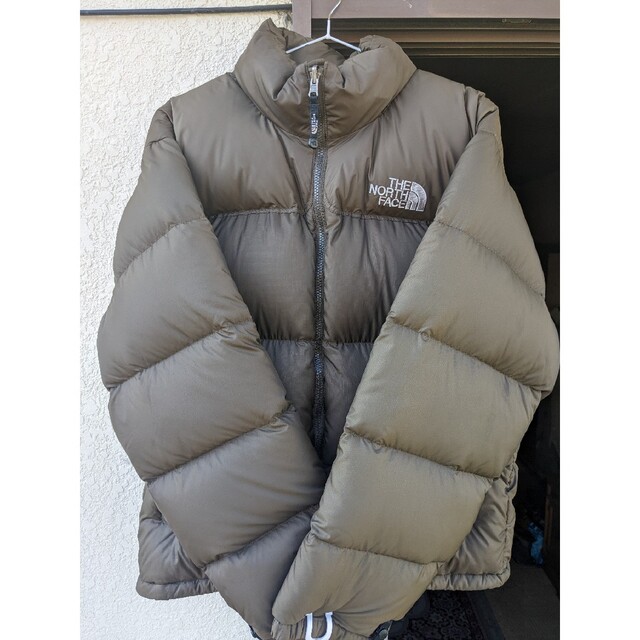 THE NORTH FACE ヌプシベスト　700フィル　オリーブ　センターロゴ