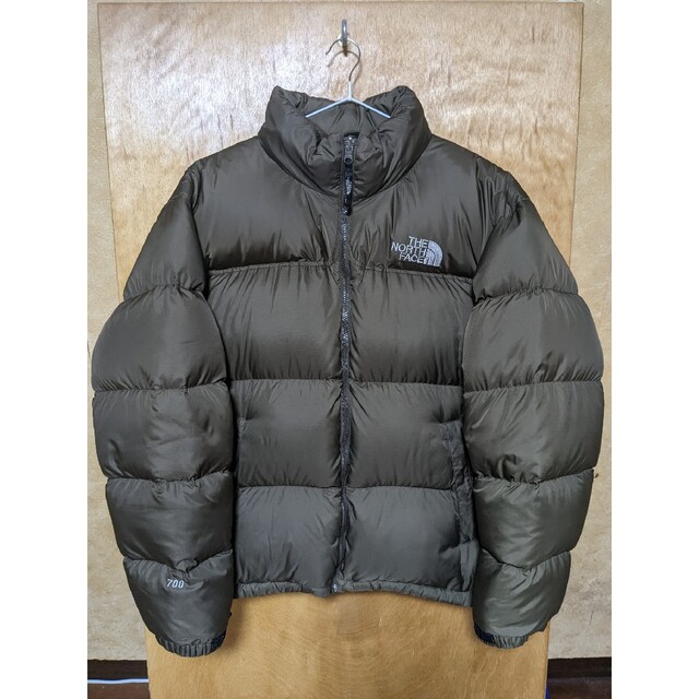 THE NORTH FACE　ダウンジャケット　レッド　ブラウン　メンズ　S