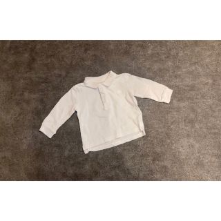 ザラキッズ(ZARA KIDS)のZARA baby*ザラベビー*長袖ポロシャツ*ホワイト*74(Ｔシャツ)