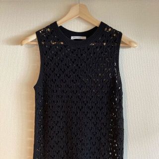 ユナイテッドアローズ(UNITED ARROWS)の【新品】UNITED ARROWS ロングワンピース　ノースリーブ　レース(ロングワンピース/マキシワンピース)