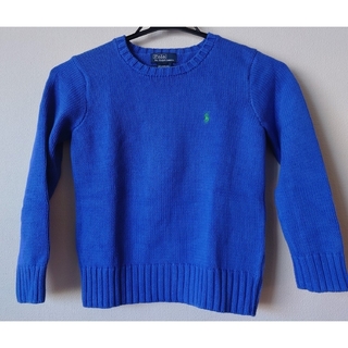 ラルフローレン(Ralph Lauren)のポロ・ラルフローレン　丸首セーター【7】130ブルー(ニット)