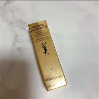 イヴサンローランボーテ(Yves Saint Laurent Beaute)のYSL ヴォリュプテ口紅リップスティックイブサンローランティントインバーム1(口紅)