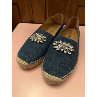 miumiu - miumiuグリッタースリッポン美品の通販 by るい's shop