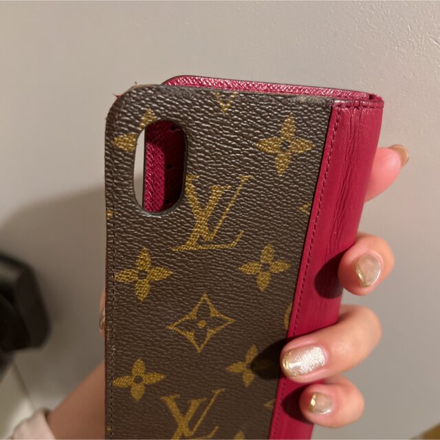 LOUIS VUITTON - iPhoneケース XS MAX ルイヴィトンフォリオ