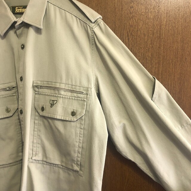 シャツ ジャケット　エレファント 刺繍　※説明と実寸サイズをご メンズのトップス(シャツ)の商品写真