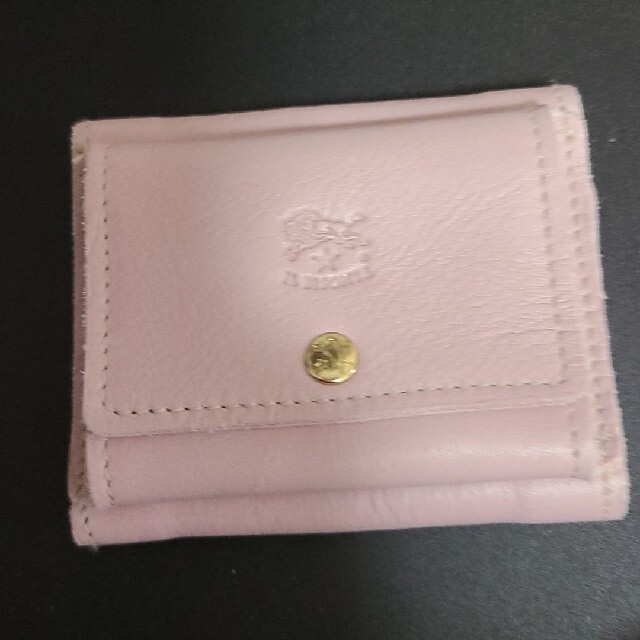 特価: 【最終価格】IL BISONTEの３つ折り財布 薄ピンク | artfive.co.jp
