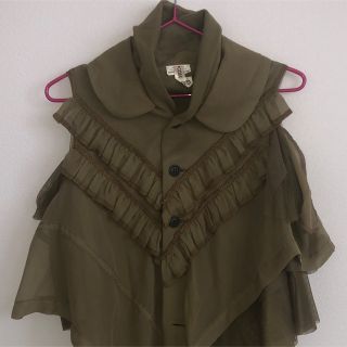コム デ ギャルソン(COMME des GARCONS) フリル ベスト/ジレ