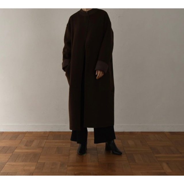 i_am reversible wool long coat