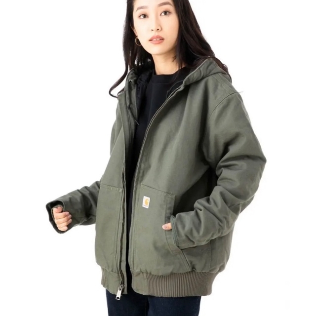 美品カーハート アクティブジャケット carhartt モスグリーン 美品カーハート アクティブジャケット carhartt モスグリーン