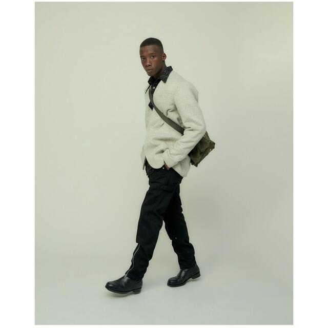 未使用laidback ウールノーカラージャケット wool テント fog 未使用laidback ウールノーカラージャケット wool テント fog