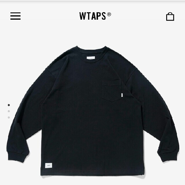 WTAPS AII 01/LS/COTTON ブラック サイズ02 M - Tシャツ/カットソー(七 ...