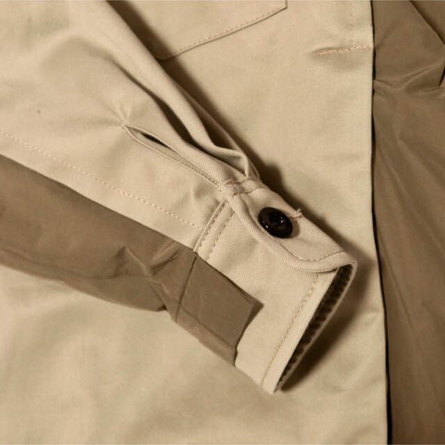 独創的 サカイ Sacai Cotton 22aw ベージュ Cotton Cotton Chino Shirt