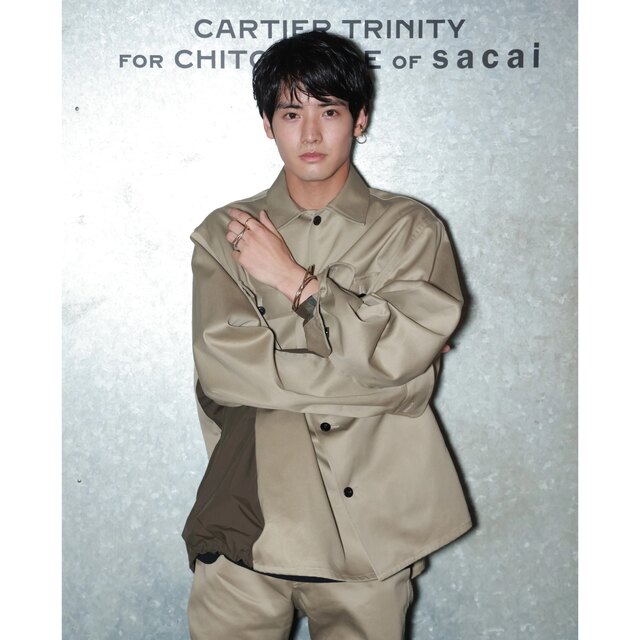 sacai - Sacai 22aw Cotton Chino Shirt ブルゾン ベージュの通販 by