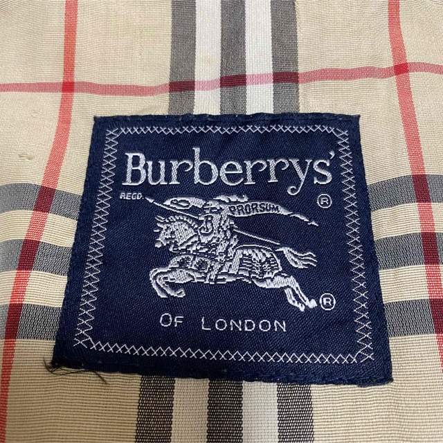 BURBERRY(バーバリー)の90s 古着 バーバリー ステンカラーコート ノバチェック ロングコート レディースのジャケット/アウター(トレンチコート)の商品写真