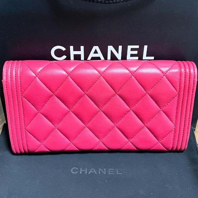 ⭐️極美品 30番台⭐️CHAHEL シャネル 財布 フラップ ボーイシャネル