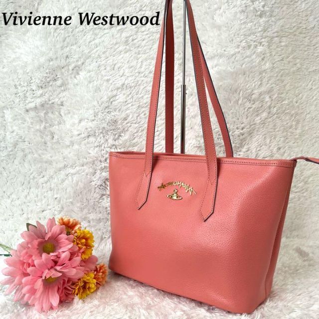 【極美品】Vivienne Westwood  トートバッグ　ピンク　A4可