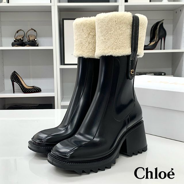 日本最大のブランド 5369 - Chloe 未使用 アンクルブーツ ステッチ