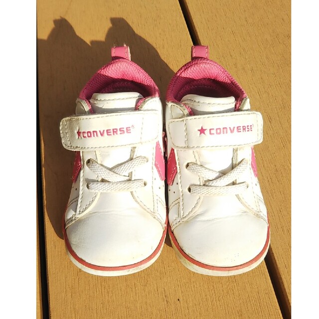 CONVERSE(コンバース)のコンバース ベビー スニーカー ピンク 13cm キッズ/ベビー/マタニティのベビー靴/シューズ(~14cm)(スニーカー)の商品写真