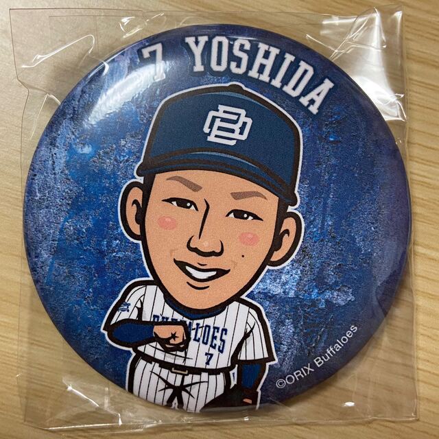 オリックス・バファローズ - 《#7 吉田正尚》/缶バッジ セット