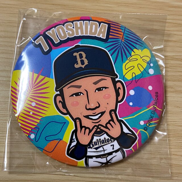 オリックス・バファローズ - 《#7 吉田正尚》/缶バッジ セット