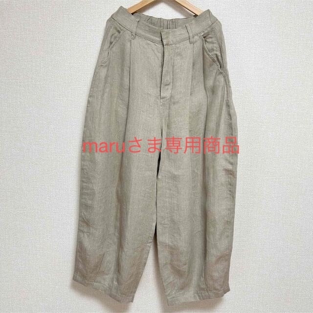 ワイドパンツ Linen Mob Pant《ARGUE》のサムネイル