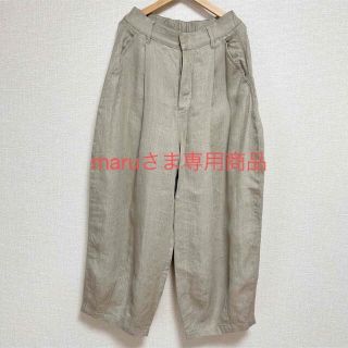 アギュー(ARGUE)のワイドパンツ Linen Mob Pant《ARGUE》(カジュアルパンツ)