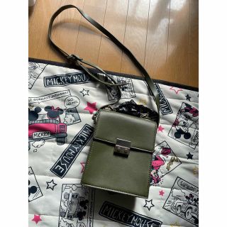 ザラ(ZARA)のZARA カーキ ミニショルダーバッグ (ショルダーバッグ)