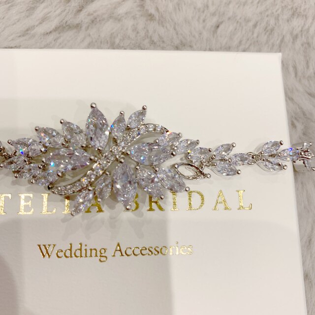 STELLA BRIDALブライダルピアス フラワーマーキス - 通販