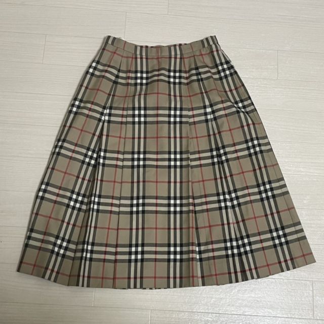 BURBERRY(バーバリー)のBurberrys バーバリーズ チェック プリーツ ひざ丈 スカート レディースのスカート(ひざ丈スカート)の商品写真