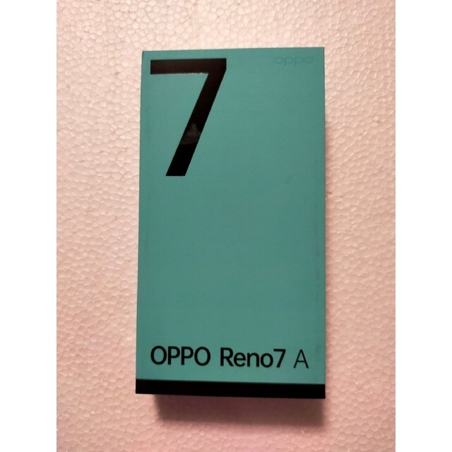 OPPO Reno 7a　ブラック SIMフリー　6GB 128GB 残積なし