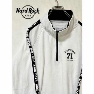 ハードロックカフェ(Hard Rock CAFE)のハードロックカフェ ハーフジップ3シーズン対応 ヴィンテージスウェット(L)(トレーナー/スウェット)