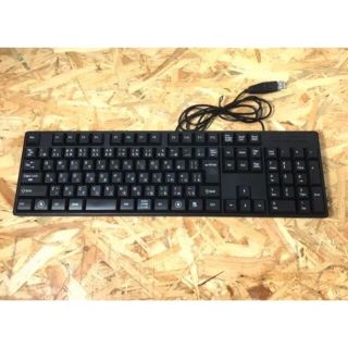 メーカー不明　有線キーボード　PC周辺機器(PC周辺機器)