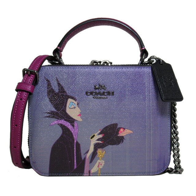 新品 COACH Disney ヴィランズ ハンドバッグ ショルダーストラップ tic