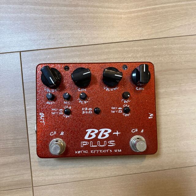 初期型 手書シリアル XOTIC BB＋ Plus 2ch ギタープリアンプ