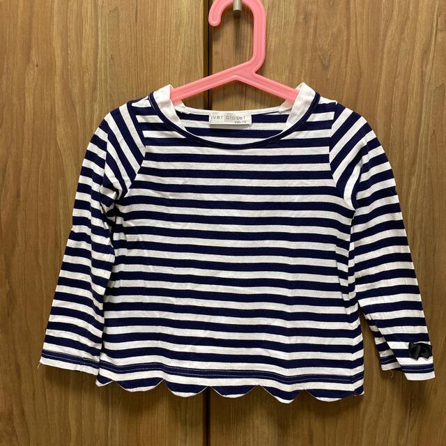 110 長袖 トップス セット キッズ/ベビー/マタニティのキッズ服女の子用(90cm~)(Tシャツ/カットソー)の商品写真