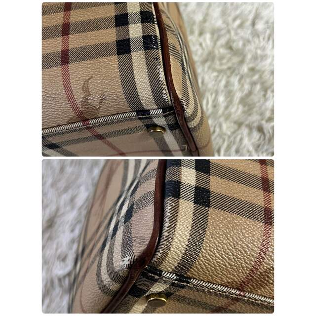 BURBERRY BLUE LABEL - BURBERRY バーバリー ボストンバッグ シャドー