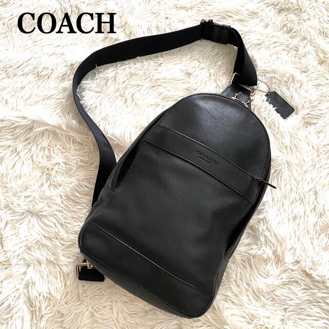 COACH(コーチ)の【美品】COACH コーチ レザー ボディバッグ  F54770 本革 メンズのバッグ(ボディーバッグ)の商品写真