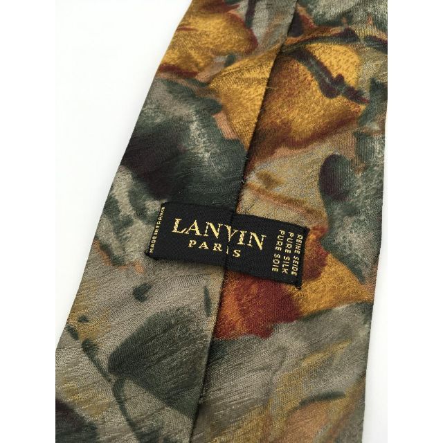 LANVIN(ランバン)の★即納★ Lanvin ランバン ネクタイ スーツ ビジネス ロゴ シルク 絹 メンズのファッション小物(ネクタイ)の商品写真