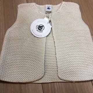 プチバトー(PETIT BATEAU)のプチバトー　ニット　ベスト　24m 86cm (カーディガン/ボレロ)