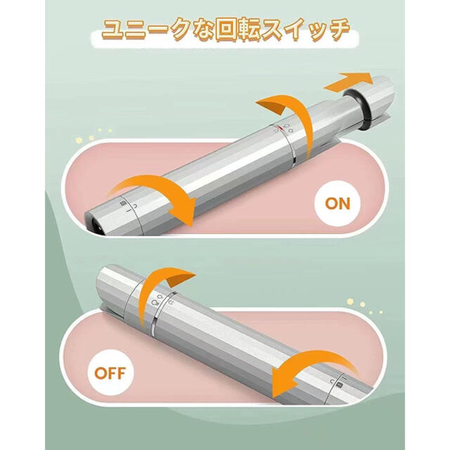 新品★ヘアアイロン コテ ミニコテ ポータブルコンパクト 携帯用アイロン スマホ/家電/カメラの美容/健康(ヘアアイロン)の商品写真