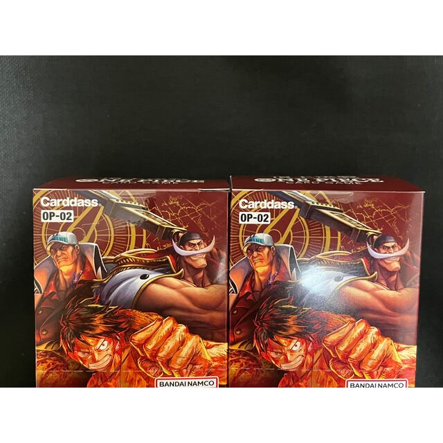 ONE PIECE(ワンピース)のワンピースカード　ロマンスドーン　頂上決戦　未開封　4BOX テープ付き エンタメ/ホビーのトレーディングカード(Box/デッキ/パック)の商品写真