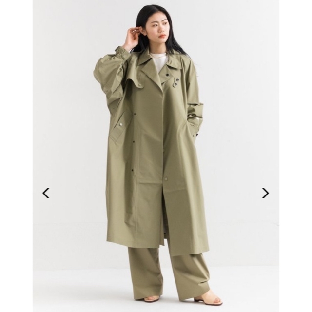 HYKE(ハイク)のmmm様専用　PERTEX TRENCH COAT ハイク　hyke レディースのジャケット/アウター(トレンチコート)の商品写真