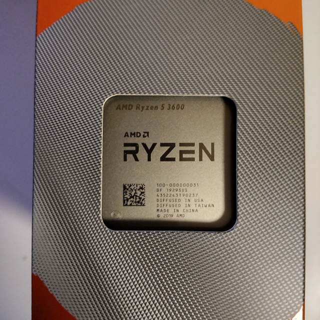 AMD Ryzen 5 3600 リテールパッケージ